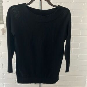 Jones New York Signature Black Lighweight SweaterTop/Size S